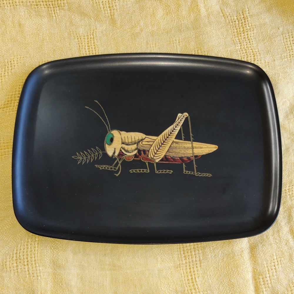 MCM Couroc Grasshopper Tray Vintage